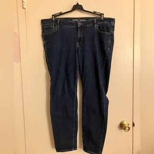 Old Navy Low-Rise Rockstar Skinny Jean; Size 18 Regular; Medium Rinse (Blue)